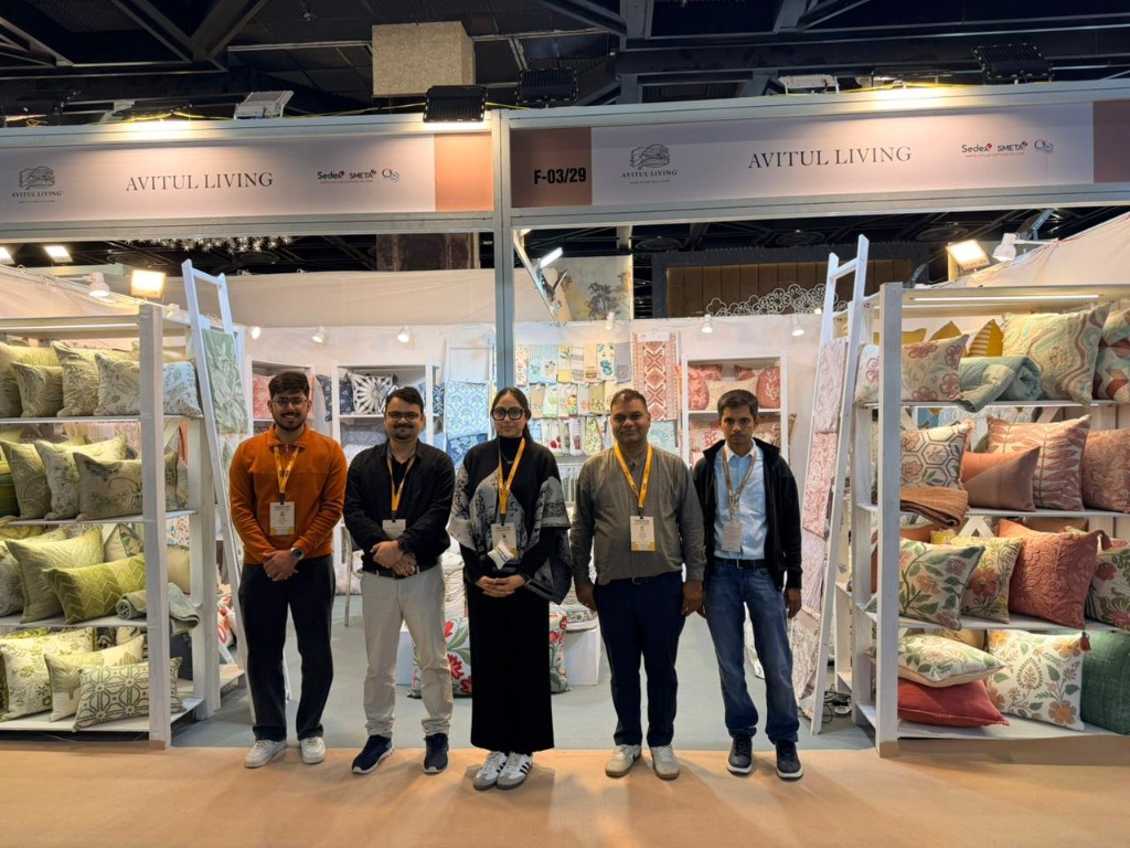 Avitul Living team at IHGF Trade Fair booth