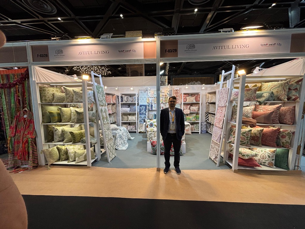 Avitul Living booth frontage at IHGF Delhi Fair